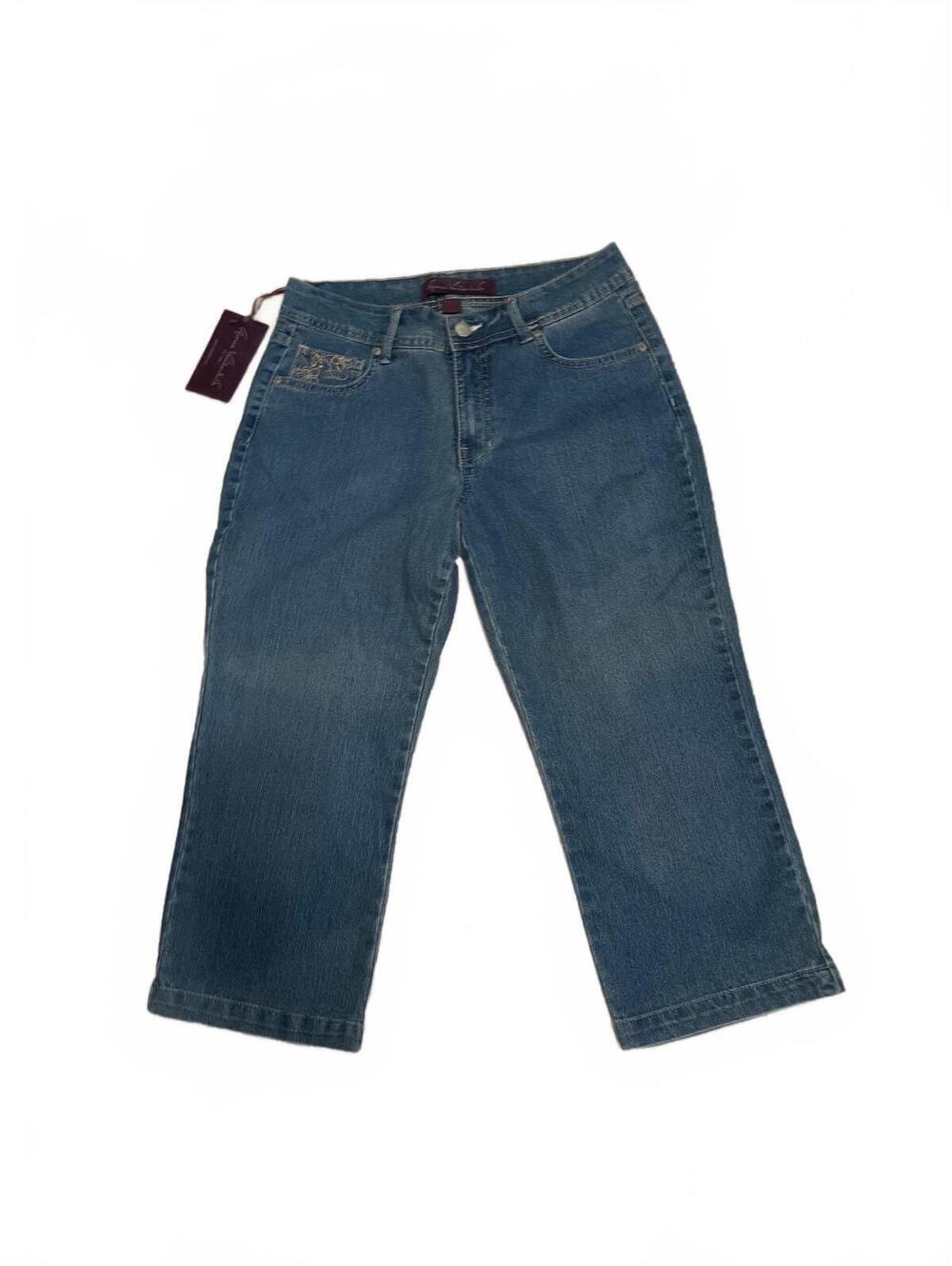NWT Gloria Vanderbilt Women's Cropped Denim Jeans #183
